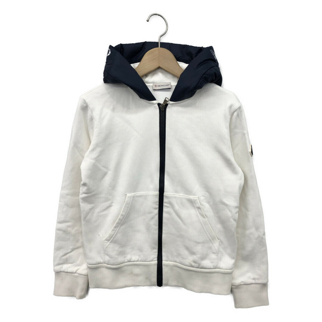 MONCLER(モンクレール)のモンクレール スウェットシャツジップアップパーカー キッズ 12A キッズ/ベビー/マタニティのキッズ服女の子用(90cm~)(Tシャツ/カットソー)の商品写真