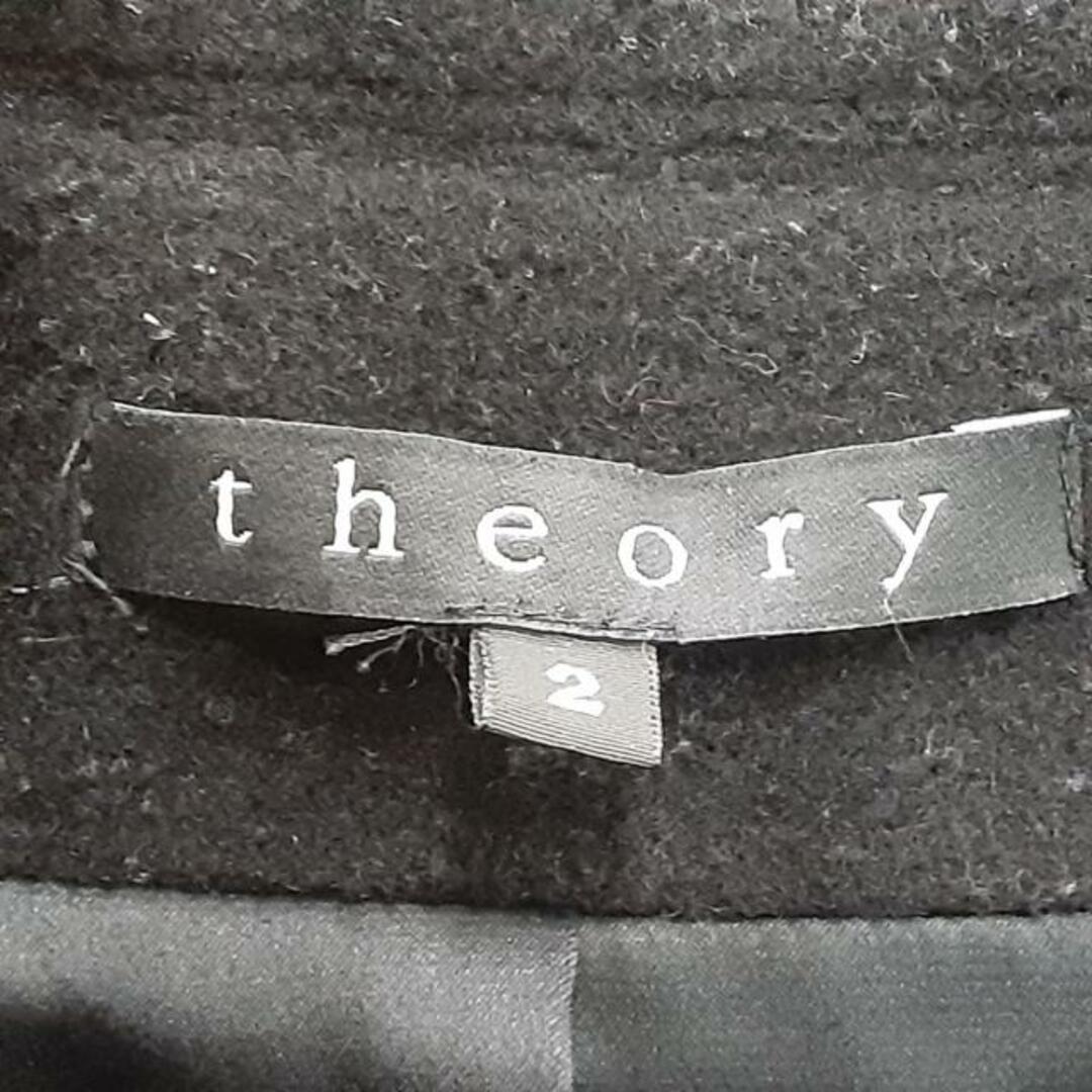 theory(セオリー)のtheory(セオリー) コート サイズ2 S レディース美品  - 黒 長袖/冬 レディースのジャケット/アウター(その他)の商品写真