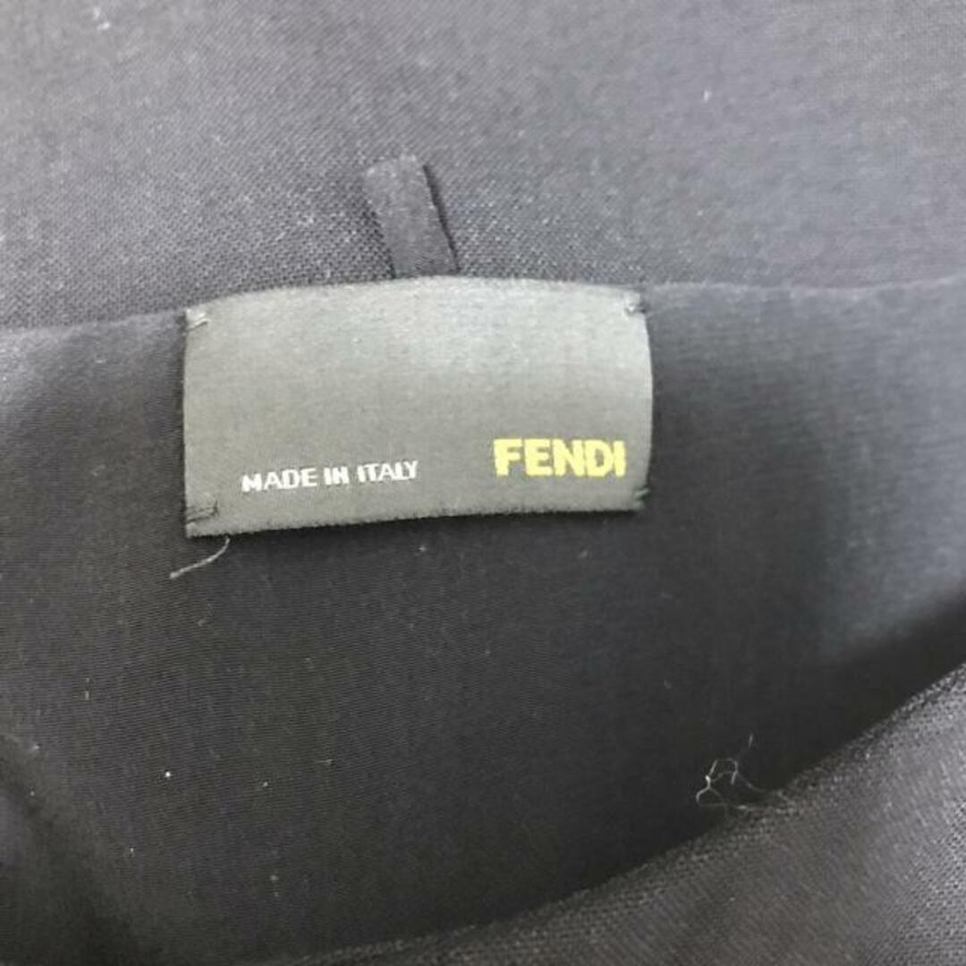 FENDI(フェンディ)のFENDI(フェンディ) ジャケット サイズ36 S レディース - 黒 長袖/プリーツ/春/夏 レディースのジャケット/アウター(その他)の商品写真