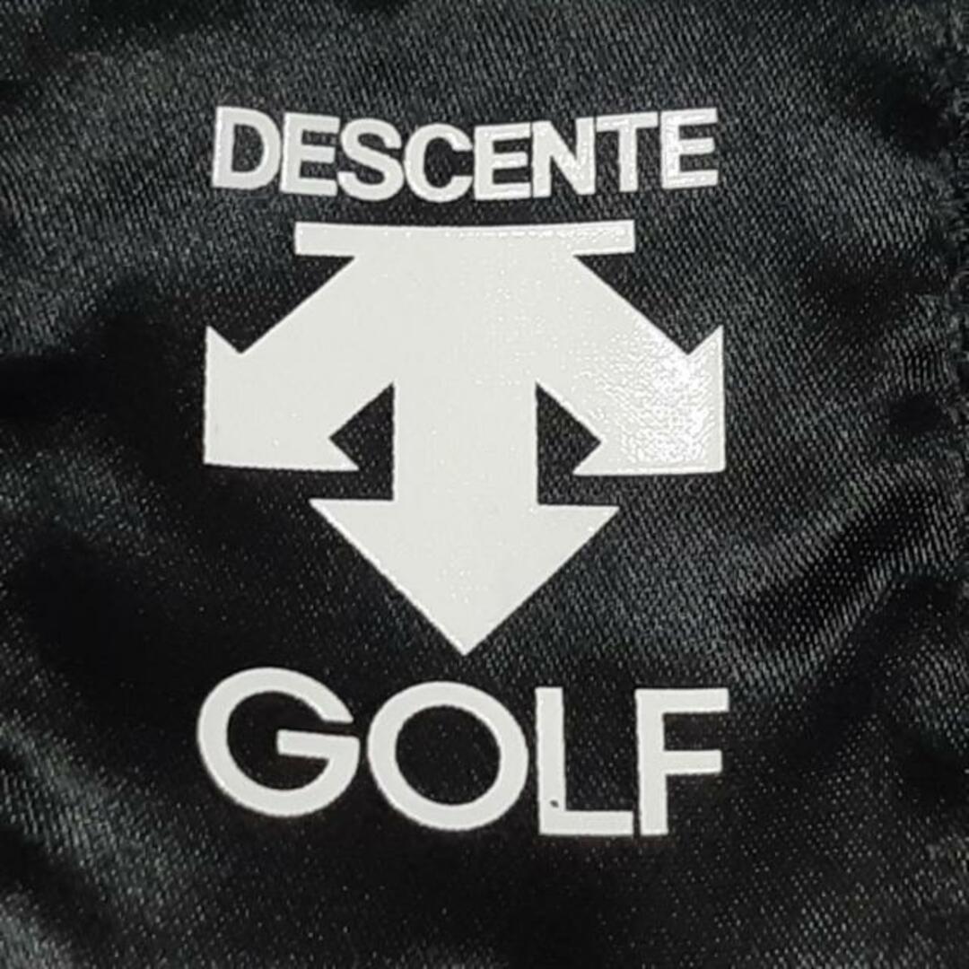 DESCENTE(デサント)のDESCENTE(デサント) ダウンベスト サイズL レディース美品  - 黒 GOLF/ジップアップ/秋/冬 【表地】ポリエステル【裏地】ポリエステル レディースのジャケット/アウター(ダウンベスト)の商品写真