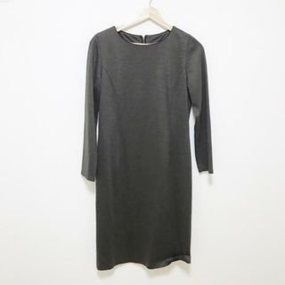 ランバンコレクション(LANVIN COLLECTION)のLANVIN COLLECTION(ランバンコレクション) ワンピース サイズ38 M レディース - ダークグレー 長袖/ロング(その他)