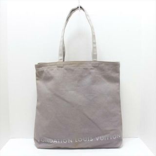 ルイヴィトン(LOUIS VUITTON)のLOUIS VUITTON(ルイヴィトン) トートバッグ - グレー FONDATION LOUIS VUITTON/ルイヴィトン美術館限定 キャンバス(トートバッグ)