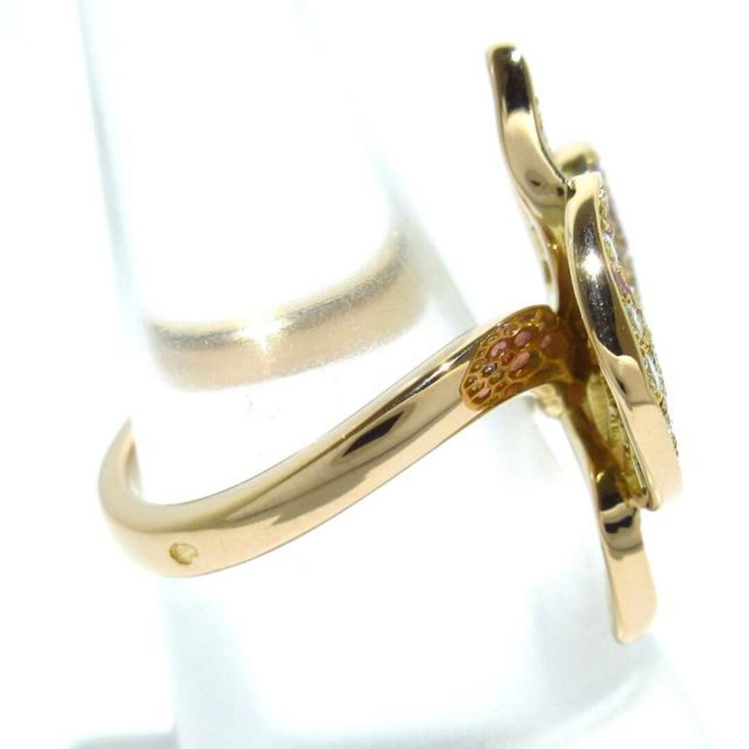 Cartier(カルティエ)のCartier(カルティエ) リング 53美品  カレス ドルキデ パル カルティエ N4224553 K18PG×ダイヤモンド×ピンクサファイア×ローズガーネット×ピンクトルマリン フラワー(花)/オルキデ(蘭)/パヴェダイヤ レディースのアクセサリー(リング(指輪))の商品写真