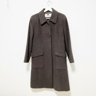 クレージュ(Courreges)のCOURREGES(クレージュ) コート レディース美品  - ダークグレー 長袖/肩パッド/冬(その他)