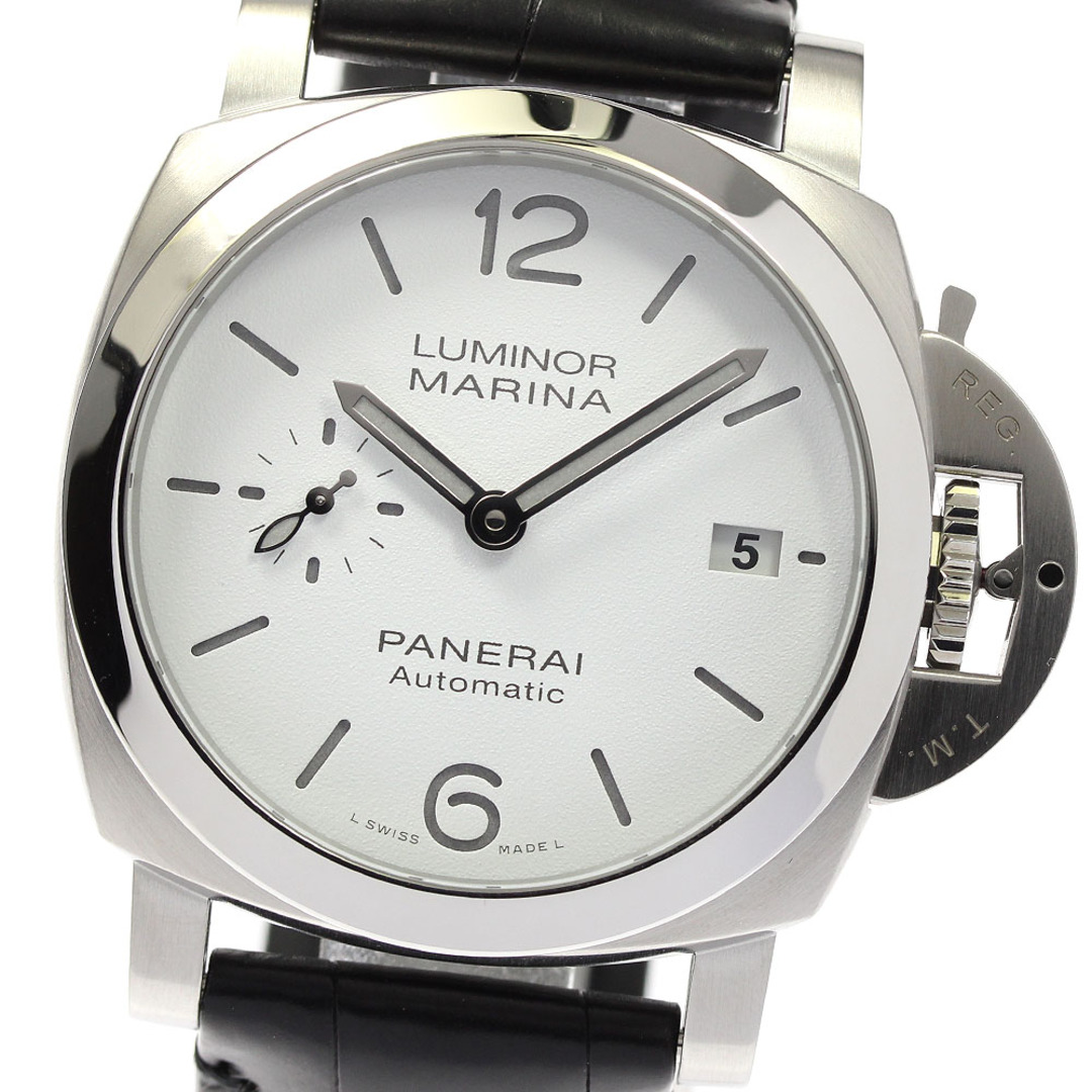 PANERAI(パネライ)のパネライ PANERAI PAM01371 ルミノールマリーナ クアランタ スモールセコンド 自動巻き メンズ 極美品 箱・保証書付き_805586 メンズの時計(腕時計(アナログ))の商品写真