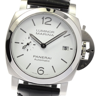 パネライ(PANERAI)のパネライ PANERAI PAM01371 ルミノールマリーナ クアランタ スモールセコンド 自動巻き メンズ 極美品 箱・保証書付き_805586(腕時計(アナログ))