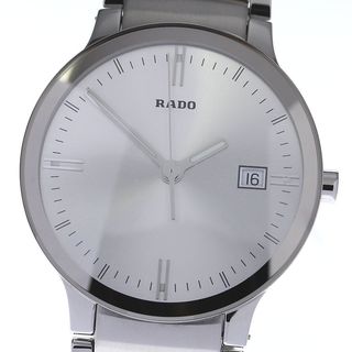 ラドー(RADO)のラドー RADO R30927103 セントリックス デイト クォーツ メンズ 美品 保証書付き_804586(腕時計(アナログ))