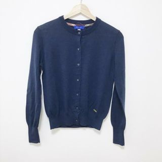 ブルーレーベルクレストブリッジ(BLUE LABEL CRESTBRIDGE)のBLUE LABEL CRESTBRIDGE(ブルーレーベルクレストブリッジ) カーディガン サイズ38 M レディース - ダークネイビー 長袖(カーディガン)