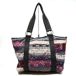 レスポートサック(LeSportsac)のLESPORTSAC(レスポートサック) ショルダーバッグ - ネイビー×ピンク×マルチ レスポナイロン(ショルダーバッグ)