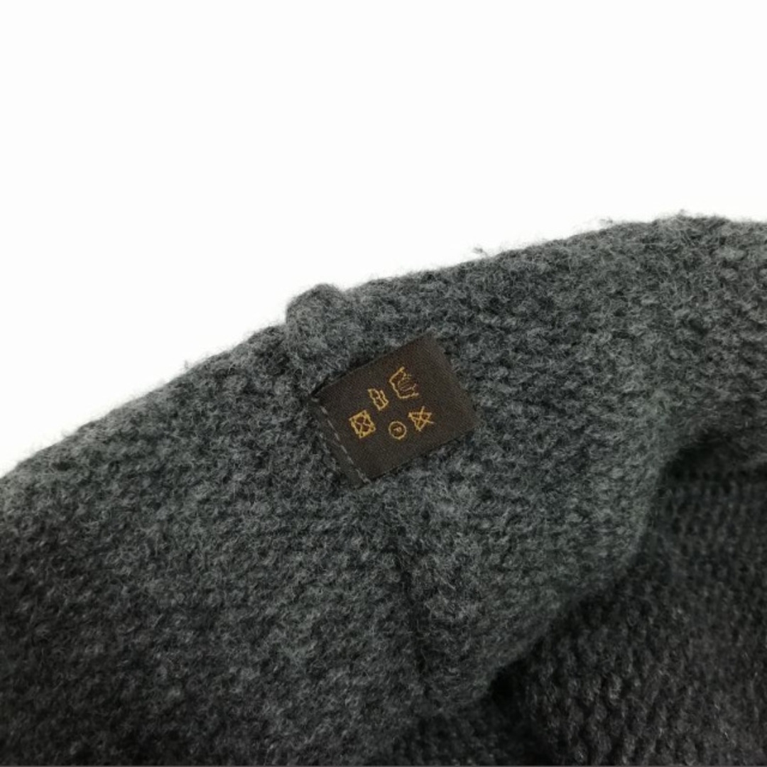 ムーレー MOORER 美品 カシミヤ ニットキャップ ニット帽 グレー ムーレー MOORER 美品 カシミヤ ニットキャップ ニット帽 グレー