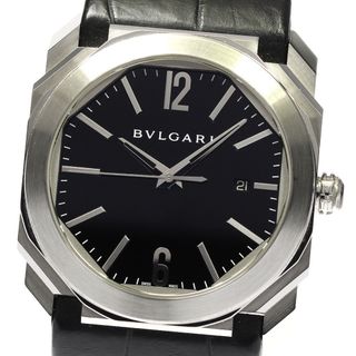 ブルガリ(BVLGARI)のブルガリ BVLGARI BG041S オクト ヴェロッチェシモ クロノ デイト 自動巻き メンズ 箱・保証書付き_805095(腕時計(アナログ))