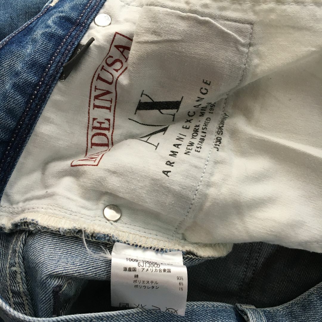 ARMANI EXCHANGE(アルマーニエクスチェンジ)のアメリカ製　A|X　デニム　USED　11129 レディースのパンツ(デニム/ジーンズ)の商品写真