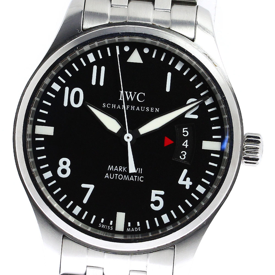 IWC(インターナショナルウォッチカンパニー)のIWC SCHAFFHAUSEN IW326504 パイロットウォッチ マークXVII デイト 自動巻き メンズ 保証書付き_805979 メンズの時計(腕時計(アナログ))の商品写真