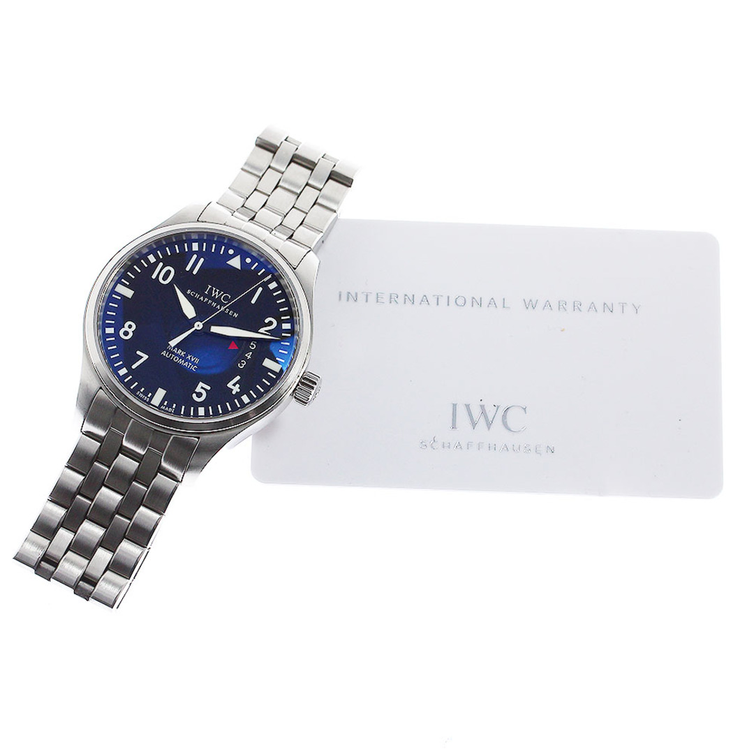 IWC(インターナショナルウォッチカンパニー)のIWC SCHAFFHAUSEN IW326504 パイロットウォッチ マークXVII デイト 自動巻き メンズ 保証書付き_805979 メンズの時計(腕時計(アナログ))の商品写真