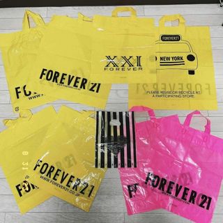 フォーエバートゥエンティーワン(FOREVER 21)のForever 21 ショップビニール袋 6種類 9点セット(ショップ袋)