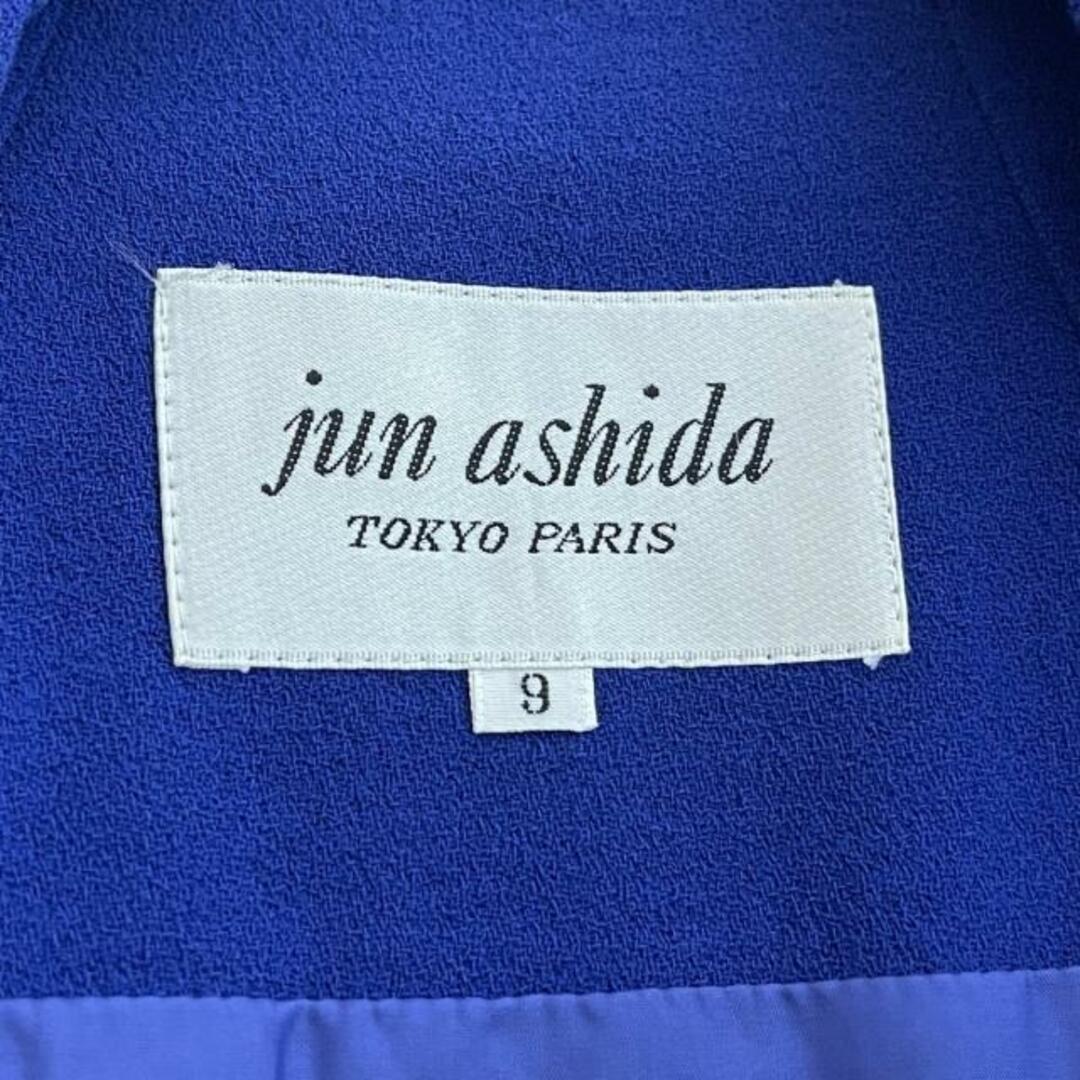 jun ashida(ジュンアシダ)のJUN ASHIDA(ジュンアシダ) ワンピーススーツ レディース美品  - パープル 【表地】毛【裏地】キュプラ レディースのフォーマル/ドレス(スーツ)の商品写真