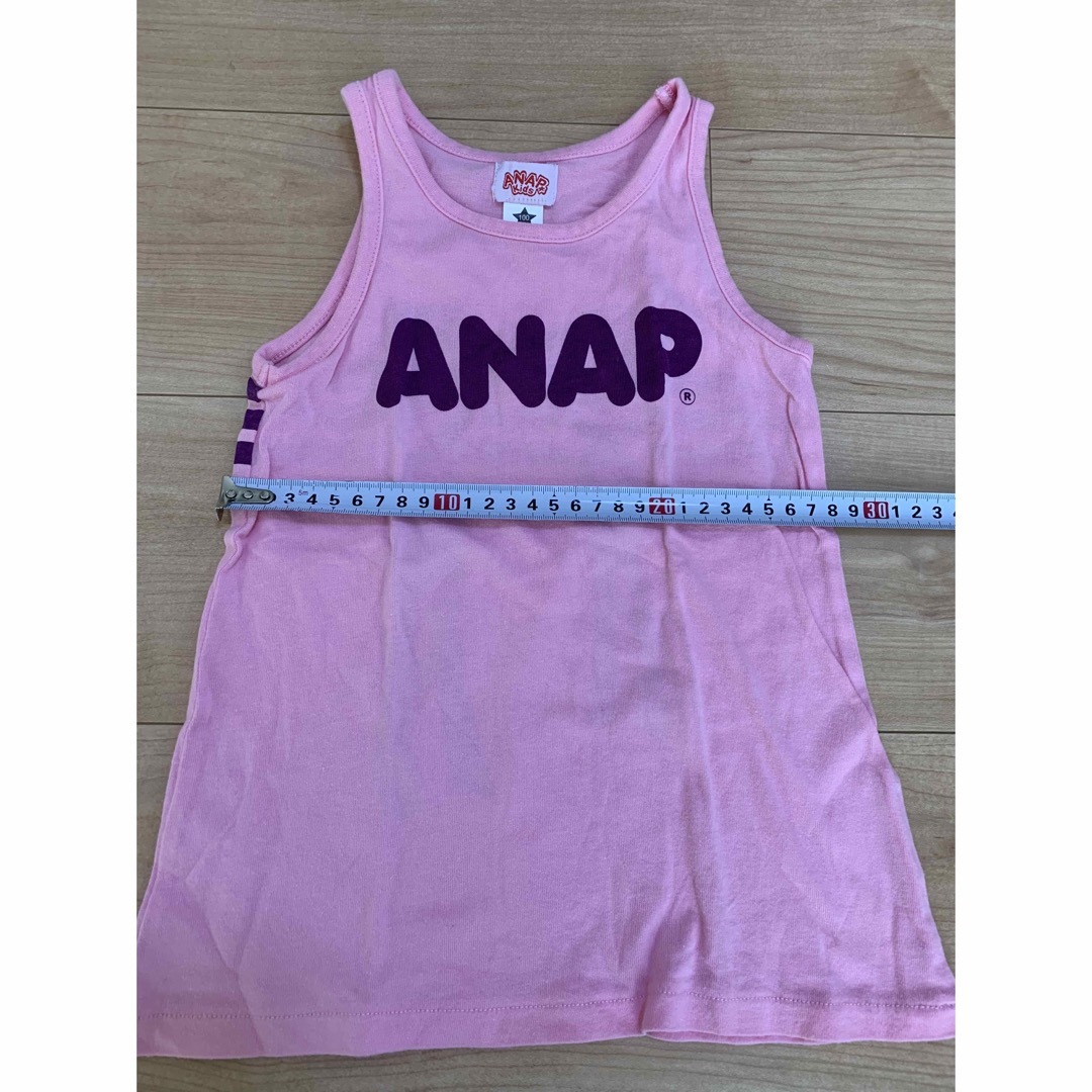 ANAP(アナップ)のアナップ　タンクトップ　ワンピース　100 キッズ/ベビー/マタニティのキッズ服女の子用(90cm~)(ワンピース)の商品写真