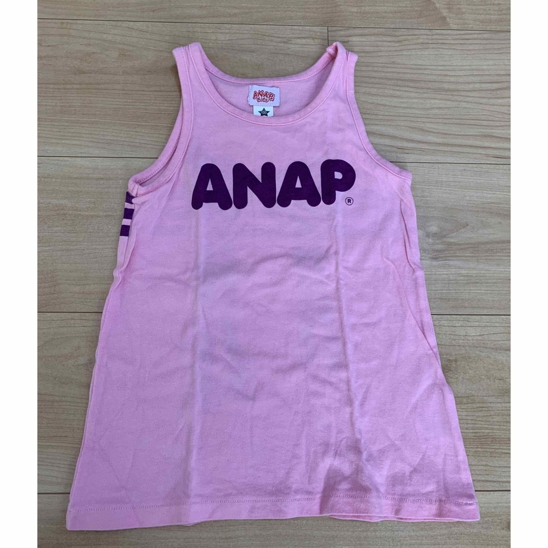 ANAP(アナップ)のアナップ　タンクトップ　ワンピース　100 キッズ/ベビー/マタニティのキッズ服女の子用(90cm~)(ワンピース)の商品写真