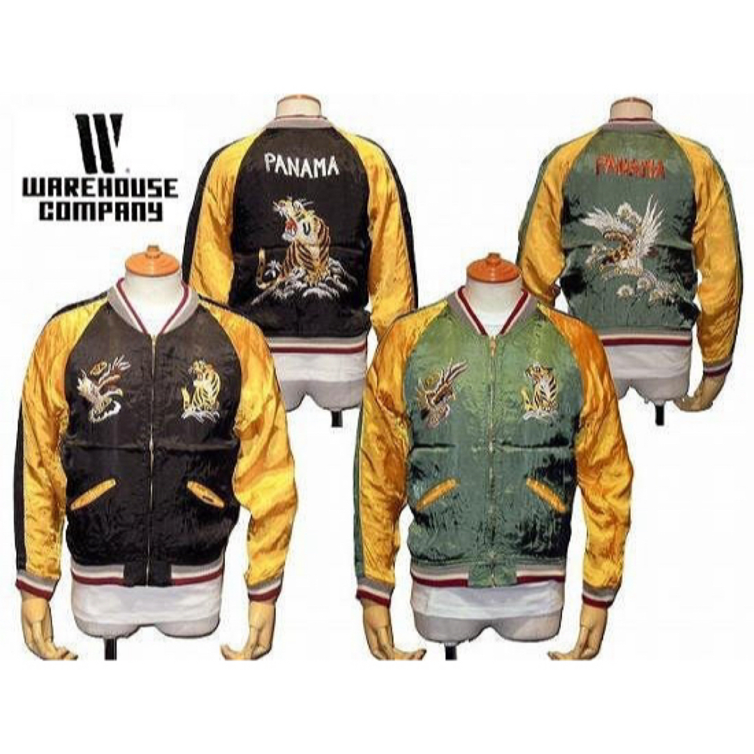 WAREHOUSE - WAREHOUSE スカジャン PANAMAサイズ38 の通販 by WAREHOUSE - WAREHOUSE スカジャン PANAMAサイズ38 の通販 by