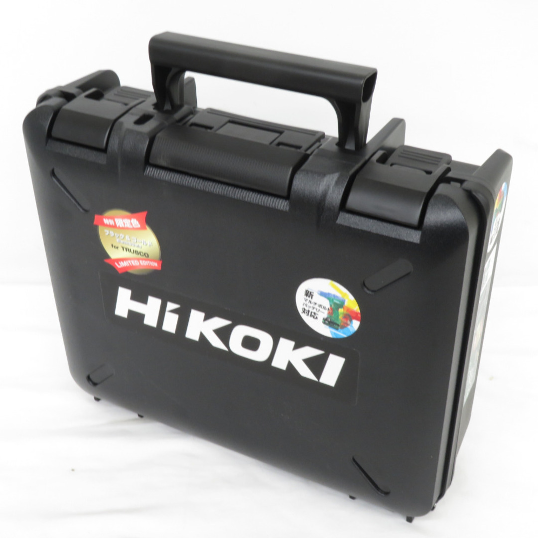 ハイコーキ(ハイコーキ)のHiKOKI ハイコーキ 18V 5.0Ah コードレスエアダスタ ブラック/ゴールド ケース・充電器・新型バッテリ2個セット RA18DA(2XPZ)(BG) 未使用品 自動車/バイクのバイク(工具)の商品写真