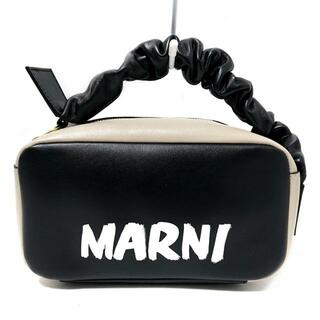 MARNI(マルニ) クラッチバッグ - PHMO0023U0 黒×ベージュ レザー