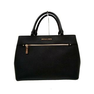 マイケルコース(Michael Kors)のMICHAEL KORS(マイケルコース) トートバッグ - 黒 レザー(トートバッグ)