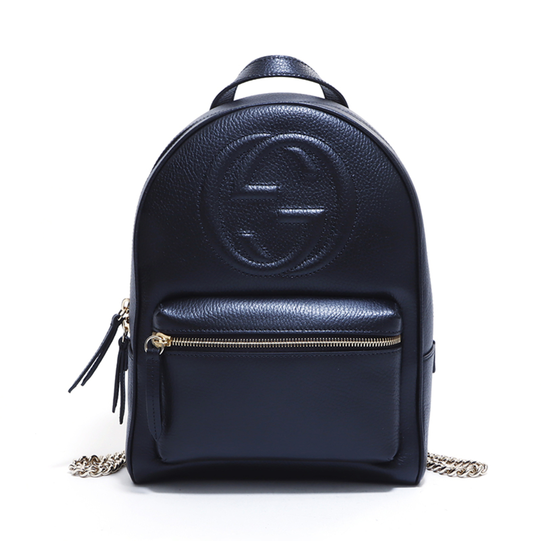 Gucci(グッチ)のグッチ GUCCI ソーホー インターロッキングG リュック・デイパック レザー レディースのバッグ(リュック/バックパック)の商品写真