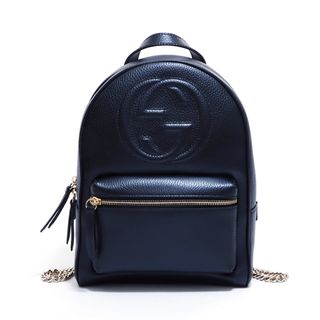 グッチ(Gucci)のグッチ GUCCI ソーホー インターロッキングG リュック・デイパック レザー(リュック/バックパック)