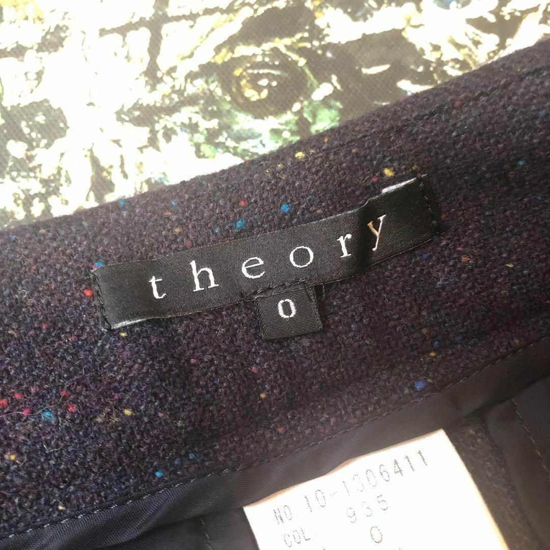 theory(セオリー)の【美品】セオリー-theory-シルクウールキュロット サイズXS レディースのパンツ(キュロット)の商品写真