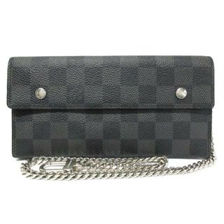 ルイヴィトン(LOUIS VUITTON)のLOUIS VUITTON(ルイヴィトン) 長財布 ダミエグラフィット ポルトフォイユ・アコルデオン N60023 イニシャル刻印 ダミエ･グラフィット キャンバス(財布)