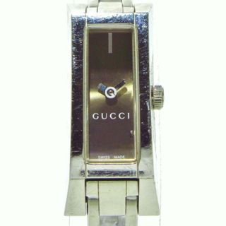 グッチ(Gucci)のGUCCI(グッチ) 腕時計 - 110 レディース ゴールド(腕時計)