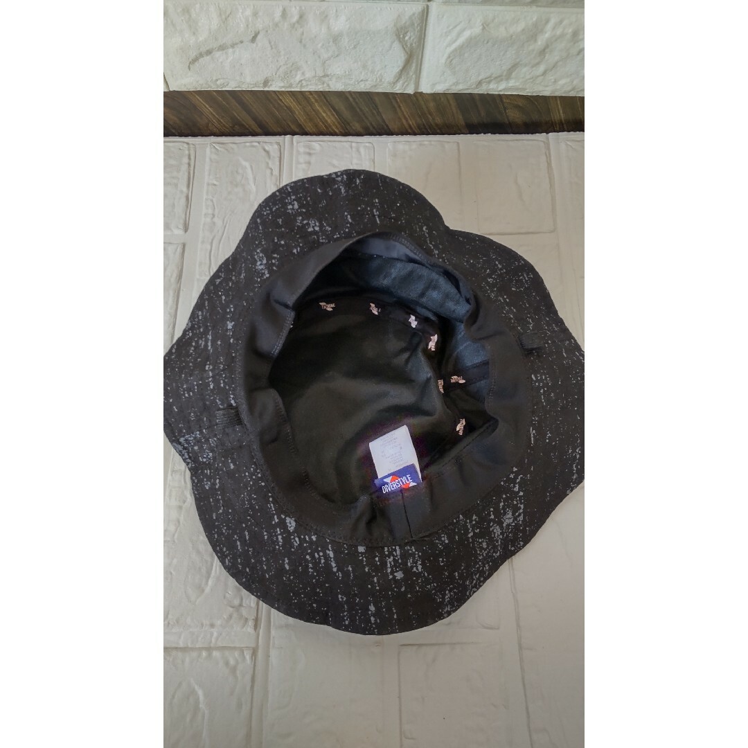 ハット 帽子 サファリハット　ブラックフリーサイズ レディースの帽子(ハット)の商品写真