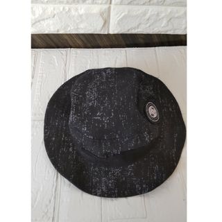 ハット 帽子 サファリハット　ブラックフリーサイズ(ハット)