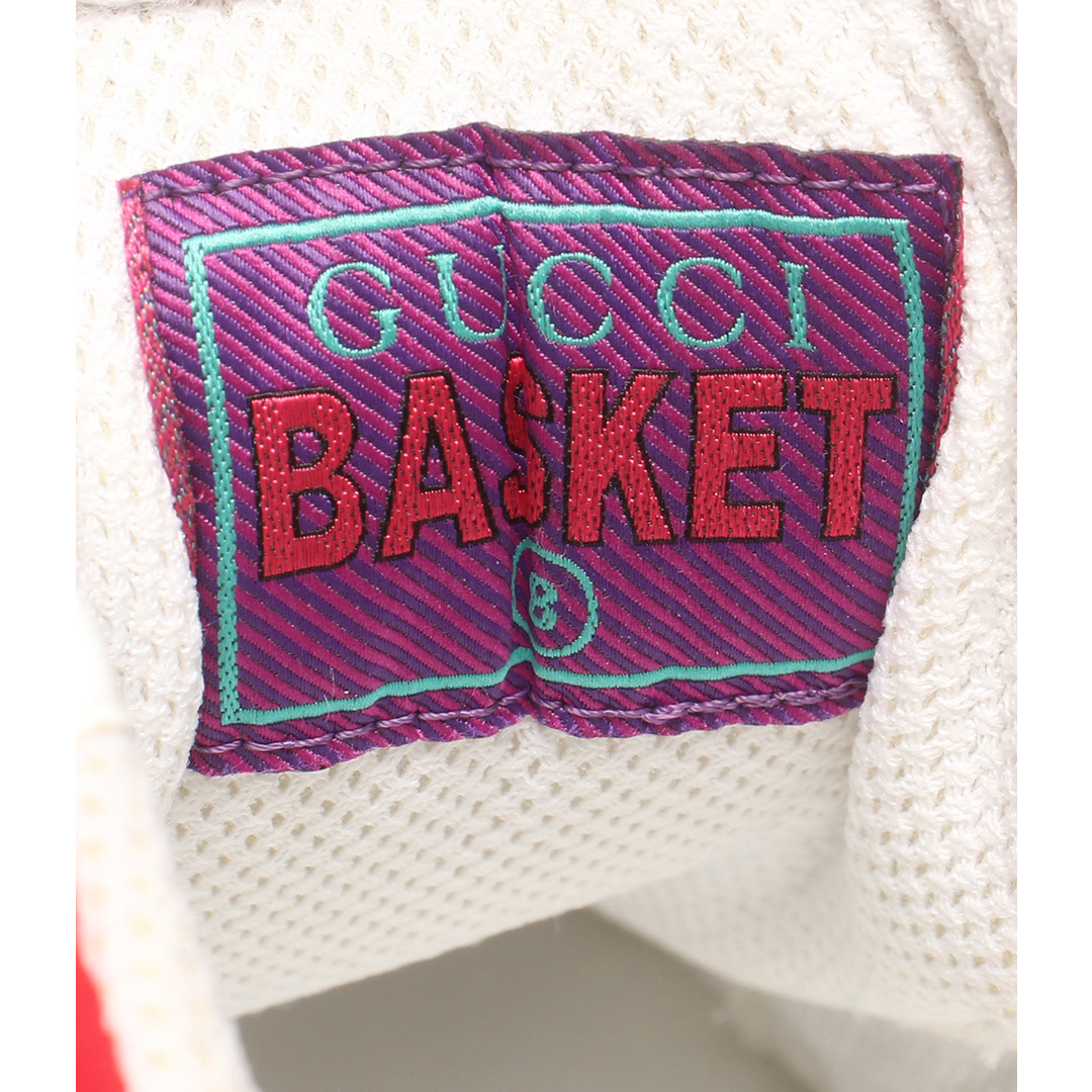 Gucci(グッチ)の美品 グッチ GUCCI ローカットスニーカー  バスケット  メンズ 8 メンズの靴/シューズ(スニーカー)の商品写真