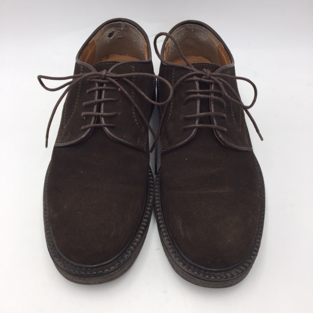 G.H.BASS(ジーエイチバス)のG.H.BASS スエード オックスホードシューズ ダークブラウン 25.5cm 美品 メンズの靴/シューズ(その他)の商品写真
