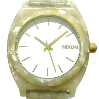 NIXON - NIXON(ニクソン) 腕時計 THE TIME TELLER ACETATE メンズ 白