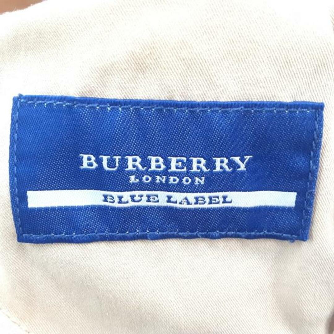 BURBERRY BLUE LABEL(バーバリーブルーレーベル)のBurberry Blue Label(バーバリーブルーレーベル) ブルゾン サイズ38 M レディース美品  - ベージュ 長袖/春/秋 レディースのジャケット/アウター(ブルゾン)の商品写真