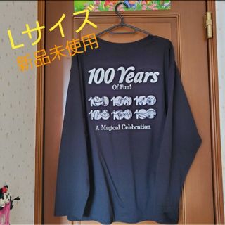 ディズニー(Disney)のディズニー100 ロンT 長袖 L メンズ トレーナー(Tシャツ/カットソー(七分/長袖))