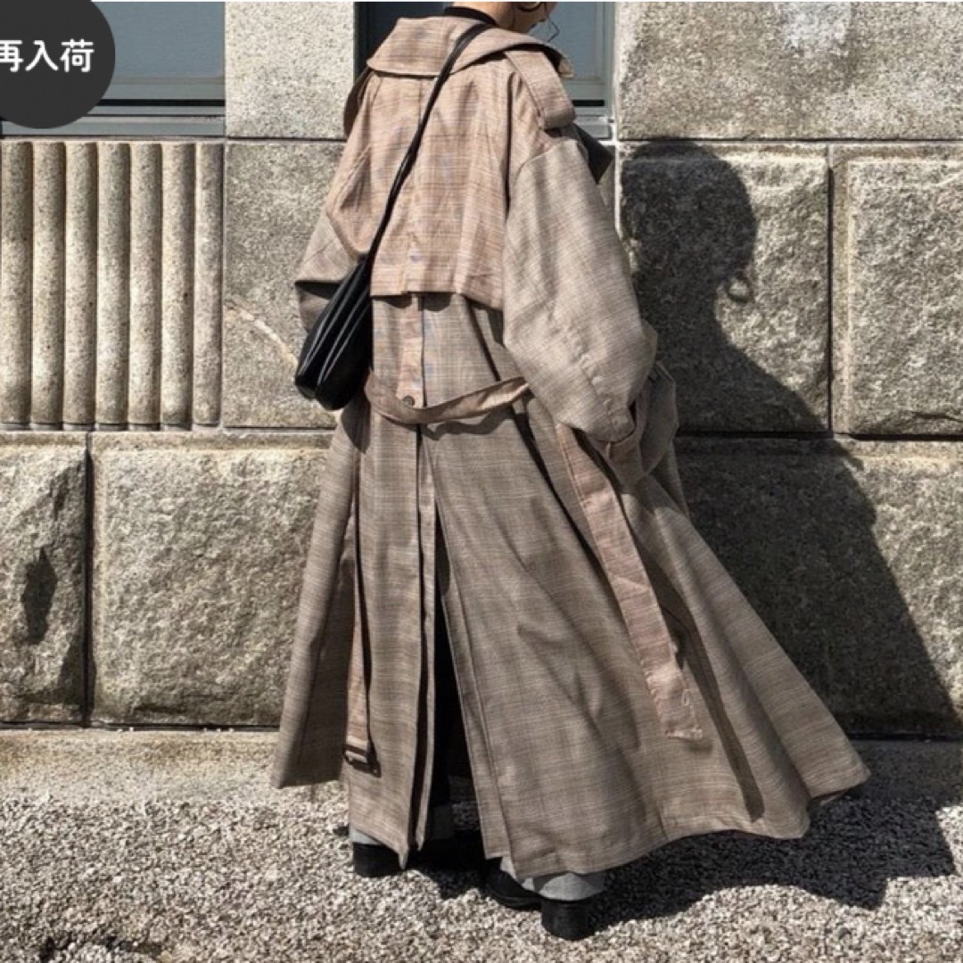 TODAYFUL(トゥデイフル)のflen oversize trench coat オーバーサイズトレンチコート レディースのジャケット/アウター(トレンチコート)の商品写真