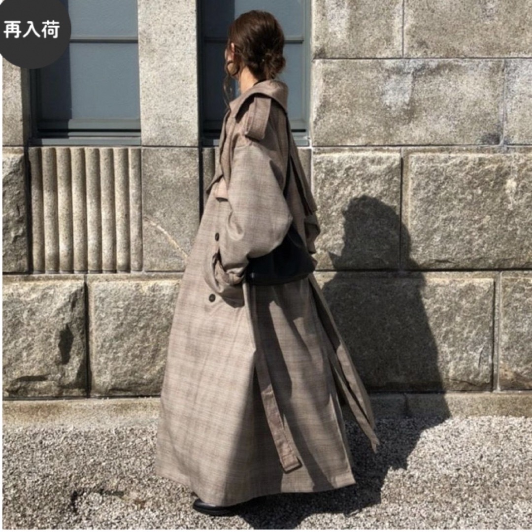 TODAYFUL(トゥデイフル)のflen oversize trench coat オーバーサイズトレンチコート レディースのジャケット/アウター(トレンチコート)の商品写真