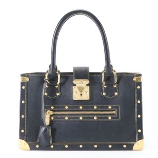 ルイヴィトン(LOUIS VUITTON)の美品 ルイヴィトン スハリ ファビュロー ノワール M91812 レザー トート バッグ 肩掛け ショルダー ハンド レディース EHM S13-5(トートバッグ)