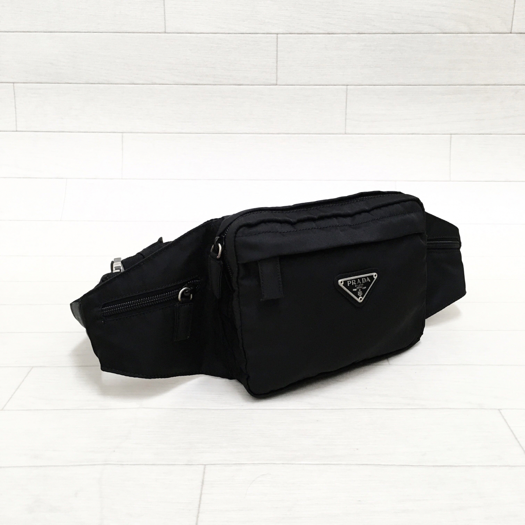 PRADA(プラダ)の☆美品・白タグ付☆PRADA TESSUTO MONTAGN V210 NERO レディースのバッグ(ボディバッグ/ウエストポーチ)の商品写真