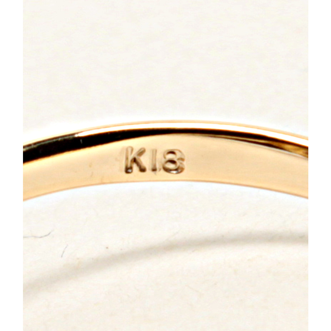 美品   リング 指輪 K18 カラーストーン    レディース 11号 レディースのアクセサリー(リング(指輪))の商品写真