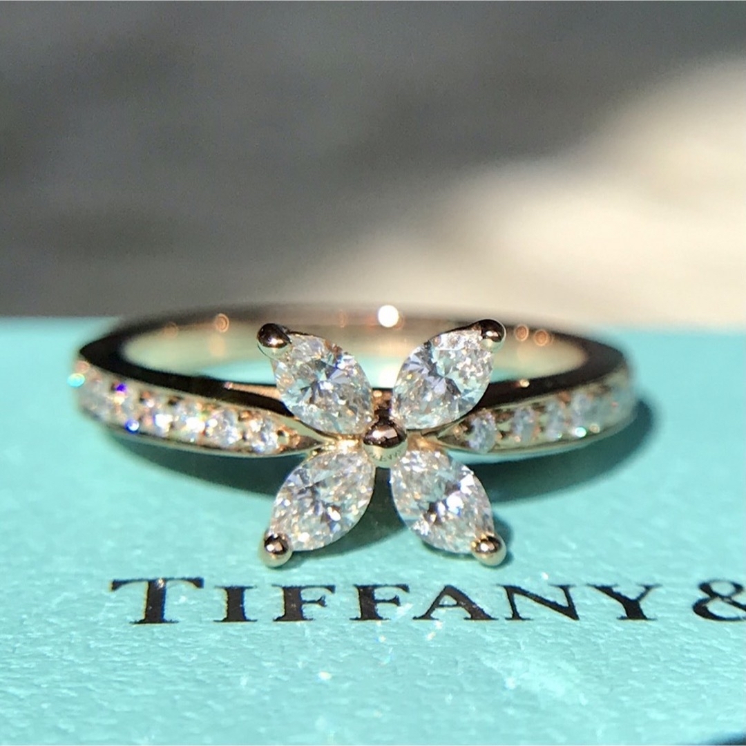 Tiffany & Co.(ティファニー)のレア！ティファニー ビクトリア リング ローズゴールド 0.32ct 11号 レディースのアクセサリー(リング(指輪))の商品写真