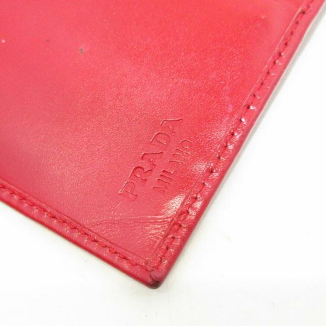 PRADA(プラダ)のプラダ 3つ折り財布 - レッド レザー レディースのファッション小物(財布)の商品写真