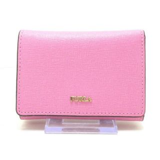 フルラ(Furla)のフルラ 3つ折り財布美品  ピンク レザー(財布)