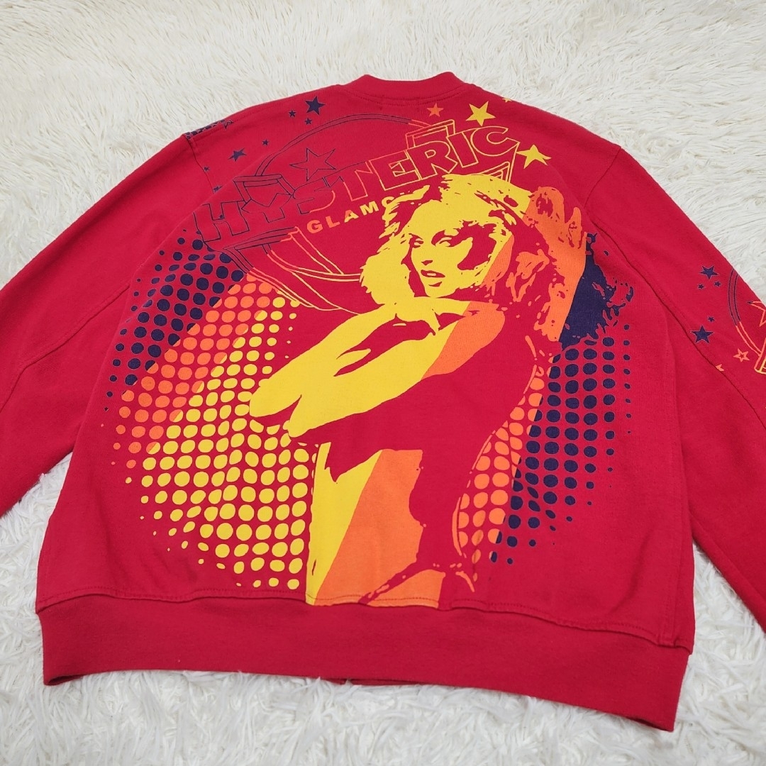 HYSTERIC GLAMOUR(ヒステリックグラマー)の【大人気】HYSTERIC GLAMOUR ジップアップ スウェット ブルゾン メンズのトップス(スウェット)の商品写真