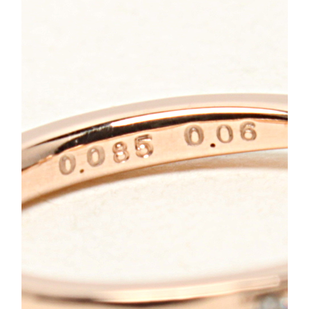 美品  &LOVE.C ピンキーリング 指輪 K10 ダイヤ レディース 5号 レディースのアクセサリー(リング(指輪))の商品写真