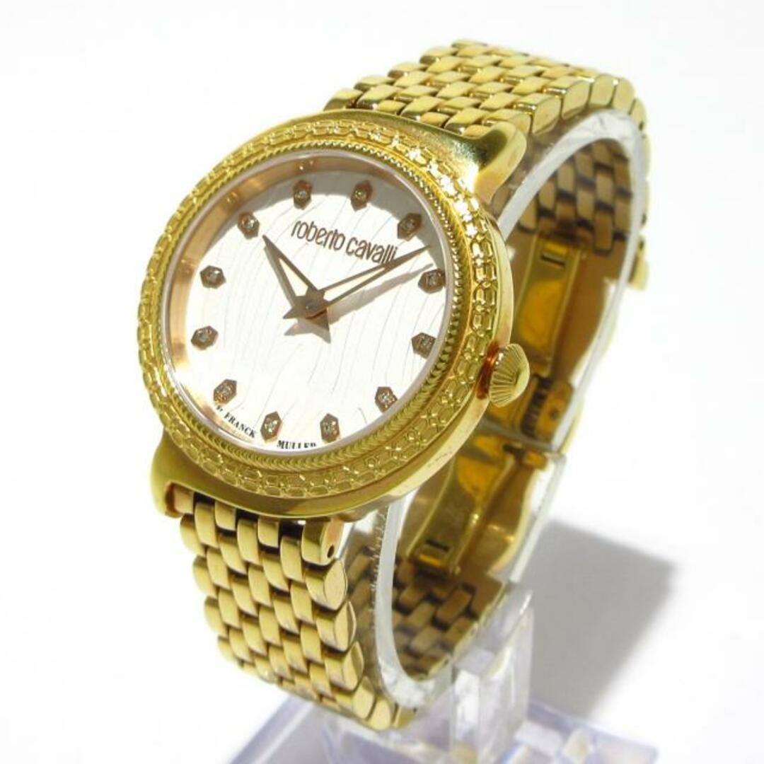 Roberto Cavalli(ロベルトカヴァリ)のRobertoCavalli(ロベルトカヴァリ) 腕時計 - 2L028 レディース 白 レディースのファッション小物(腕時計)の商品写真
