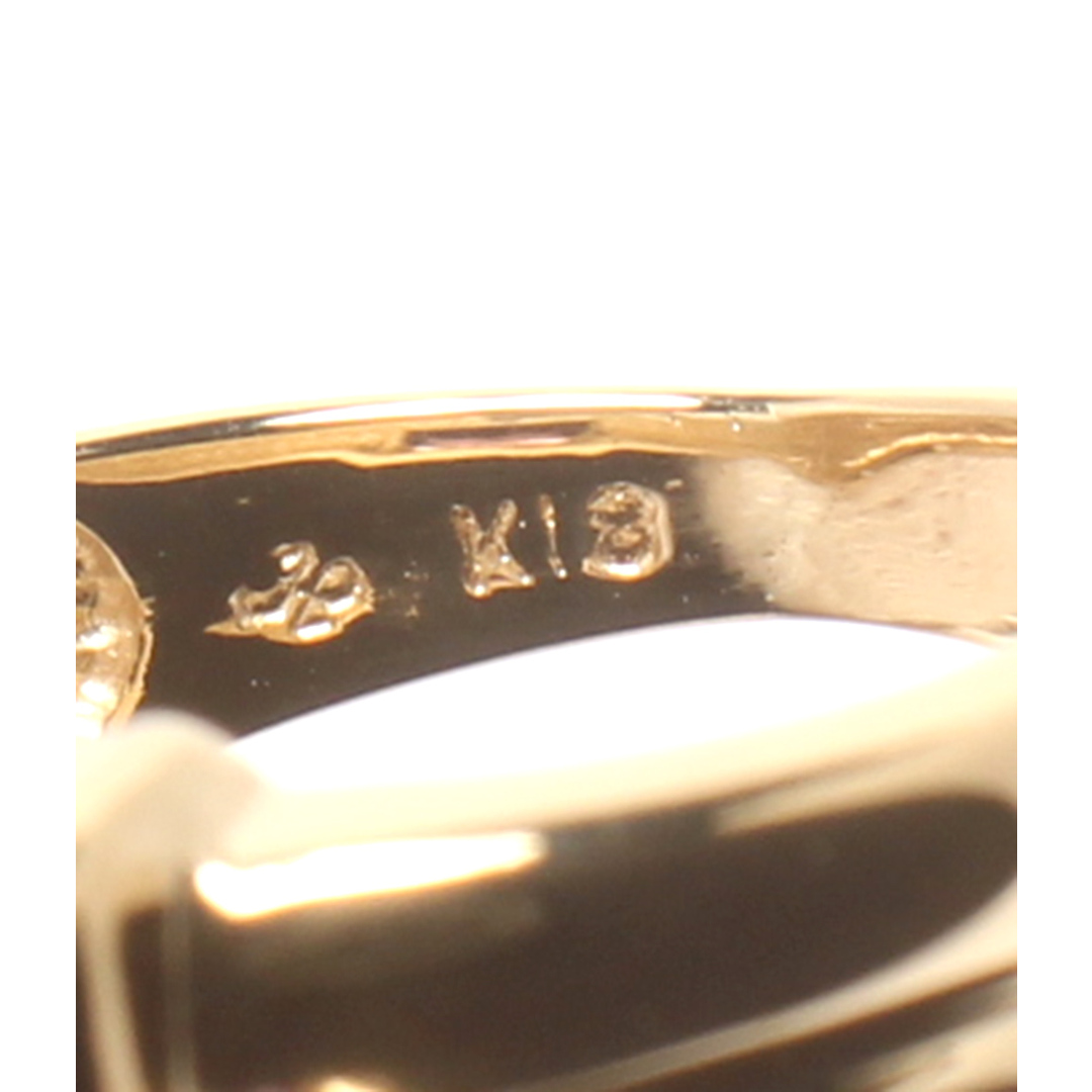 美品    リング 指輪 K18 ブルートパーズ アメジスト レディース 7号 レディースのアクセサリー(リング(指輪))の商品写真